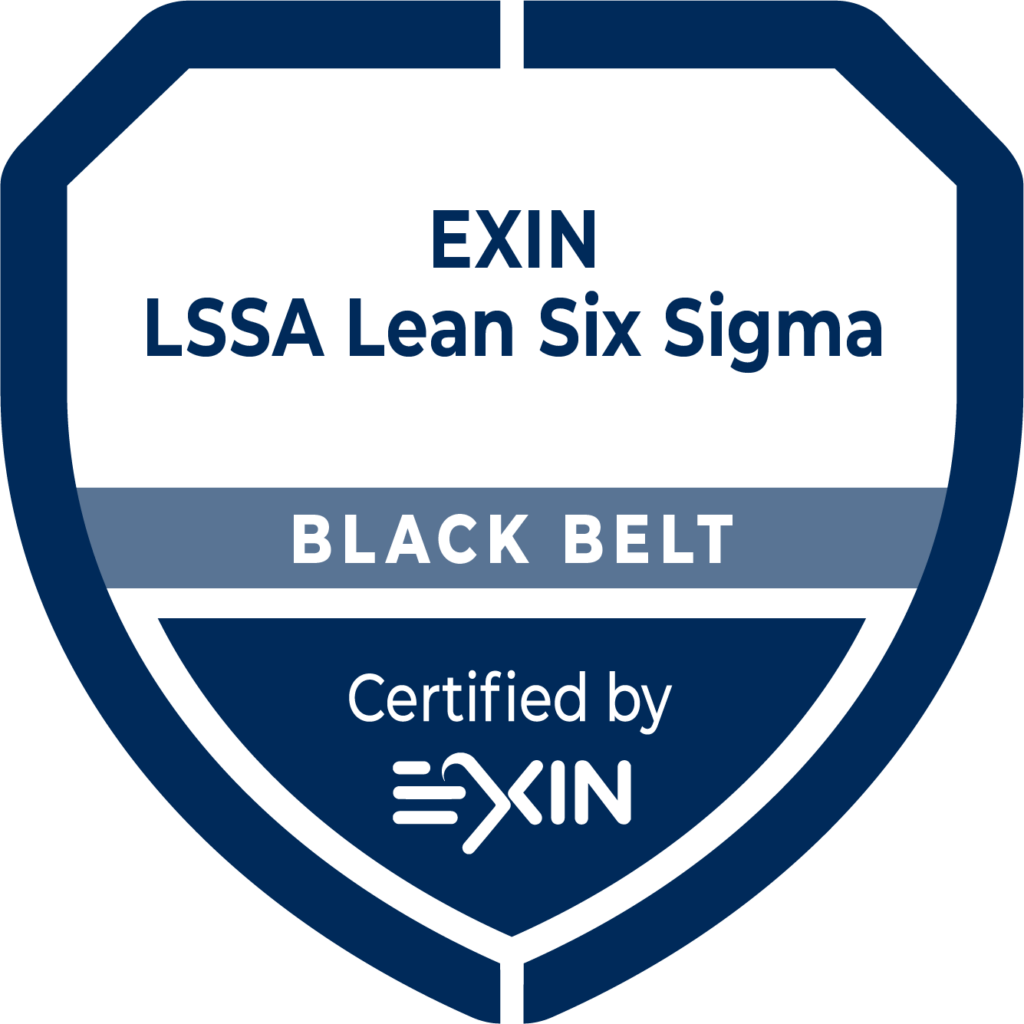 Certified EXIN LSSA Black Belt 1 1024x1024