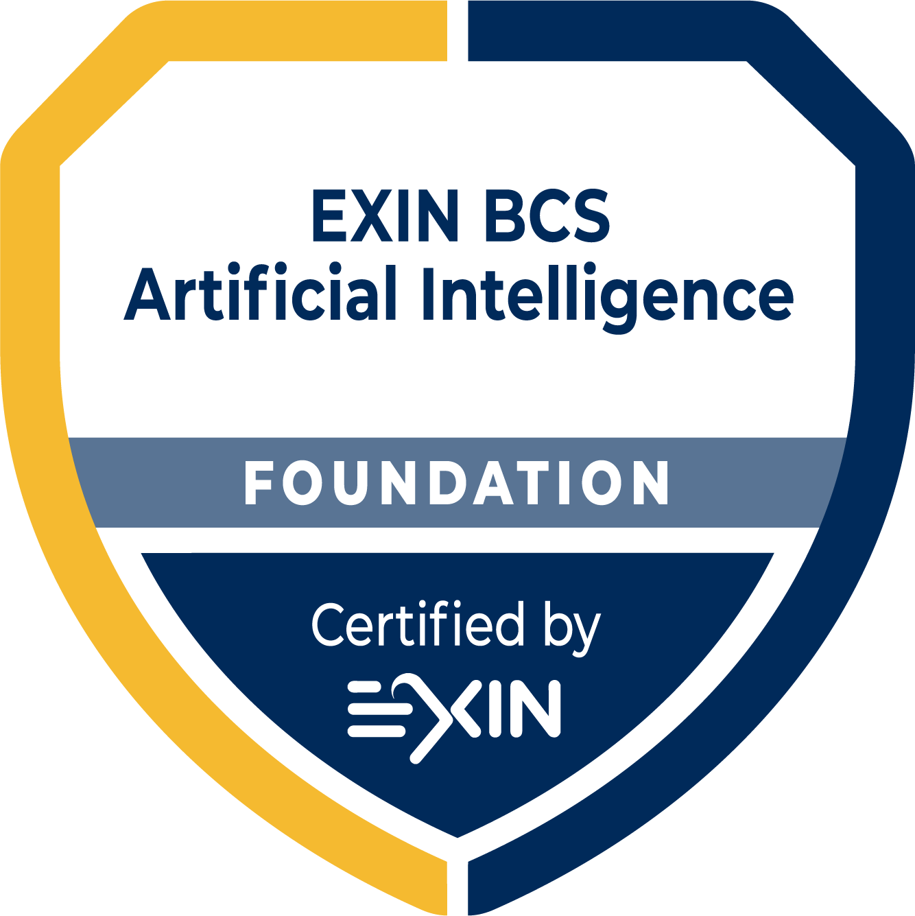 EXIN BCS Artificial Intelligence Foundation Badge